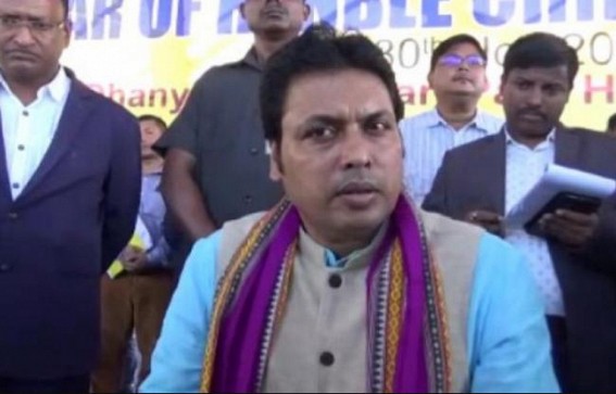 4 IPFT MLAs in Support of 'Biplab Hatao' Mission of BJP's rebel MLAs 4 IPFT MLAs in Support of 'Biplab Hatao' Mission of BJP's rebel MLAs